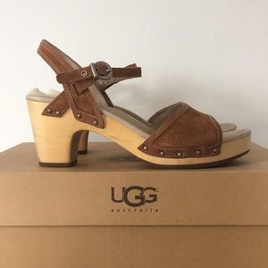Women’s Ugg Wooden Mary Jane Clogs (Oliana)